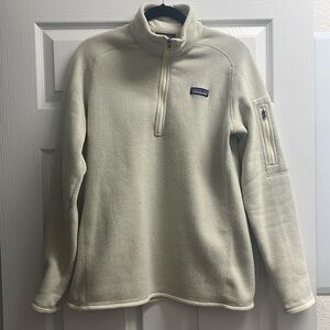 Patagonia Women’s Better Sweater 1/4 zip up pullover, size Large